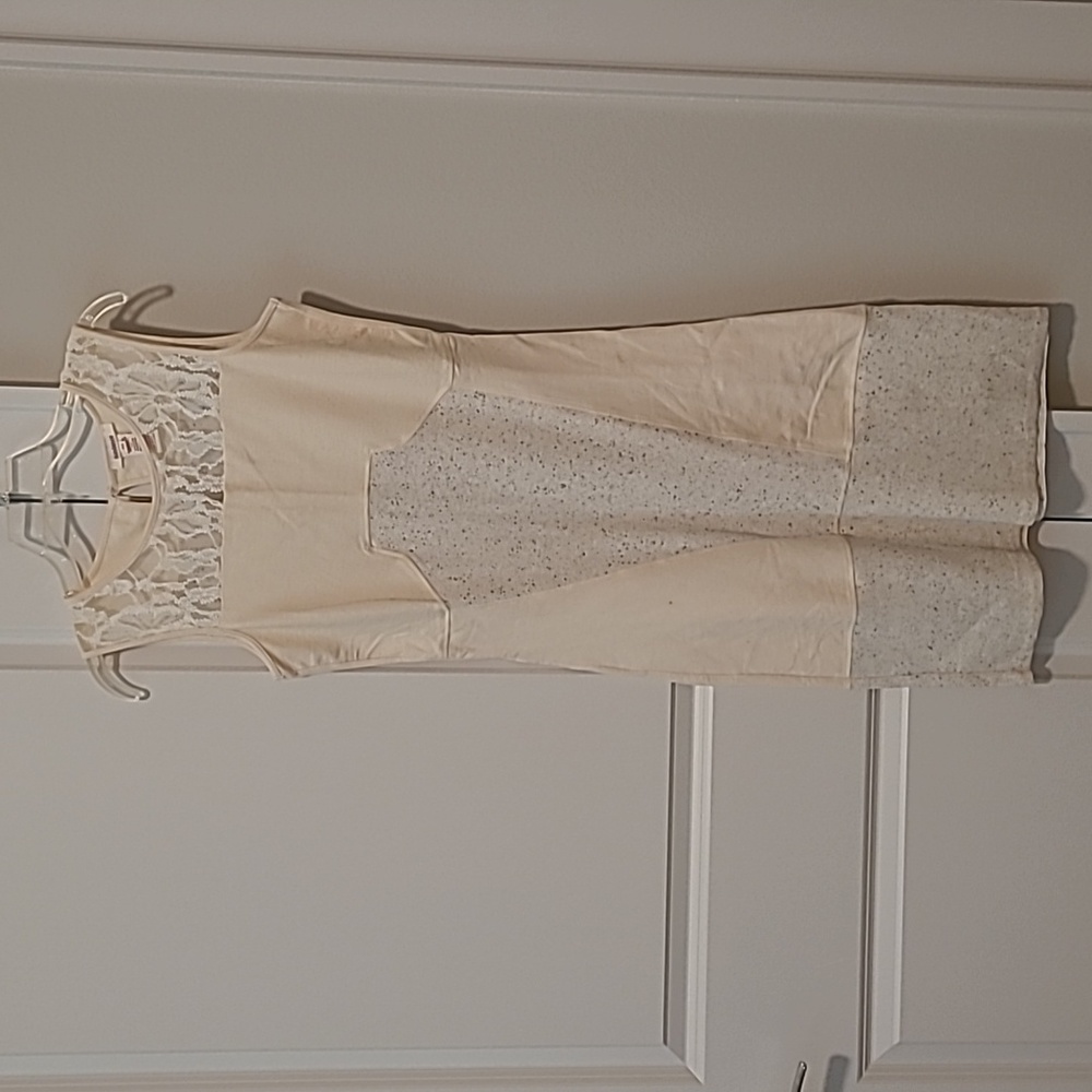 Sundance midi sleeveless dress with lace